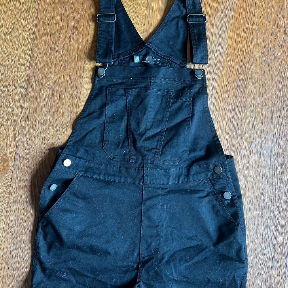 Volcom black Overalls